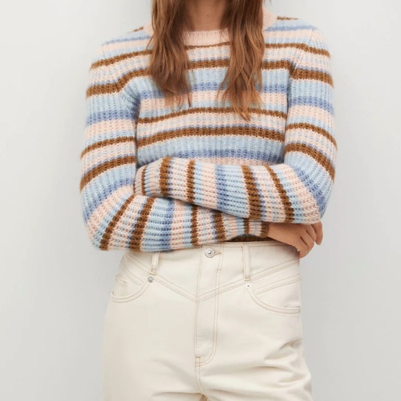 Mango stripped sweater - Picture 1 of 4